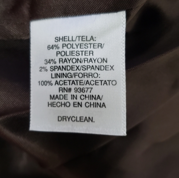 Allen B Vintage Brown and Blue Plaid Dress SZ4 - Picture 7 of 7